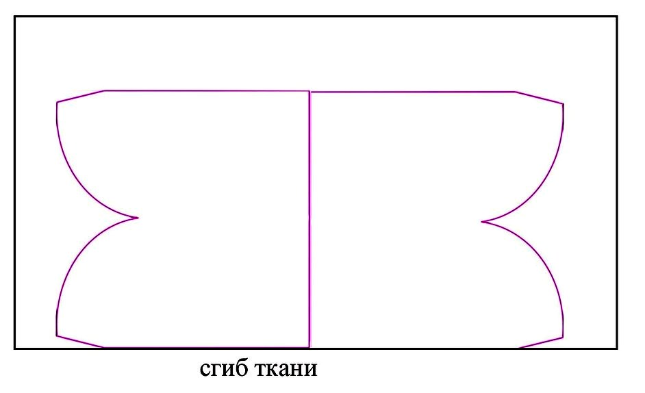 выкройка детской шапочки