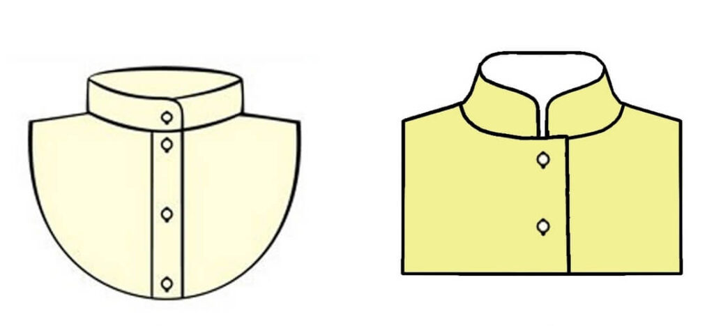 как сшить воротник